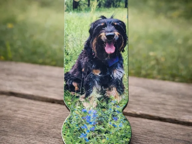 Personalisierter Einkaufswagenlöser mit Foto – beidseitig sublimiert, Schlüsselanhänger